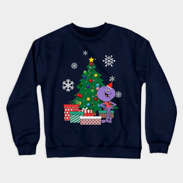 Squiddly Diddly Around The Christmas Tree Crewneck Sweatshirt by Nova5